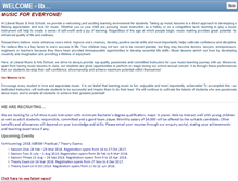 Tablet Screenshot of liberalmusicschool.com